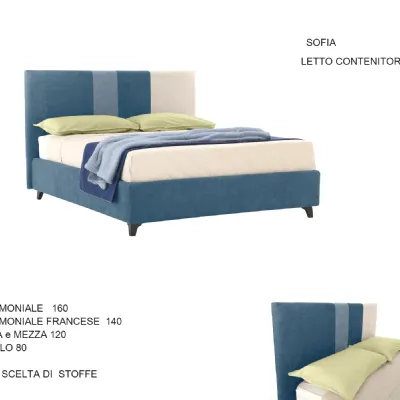 Letto imbottito modello Box bed di Gienne scontato 47%