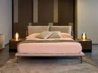 Letto imbottito modello Cayman outlet di Diotti.com scontato 50%