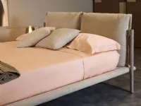 Letto imbottito modello Cayman outlet di Diotti.com scontato 50%
