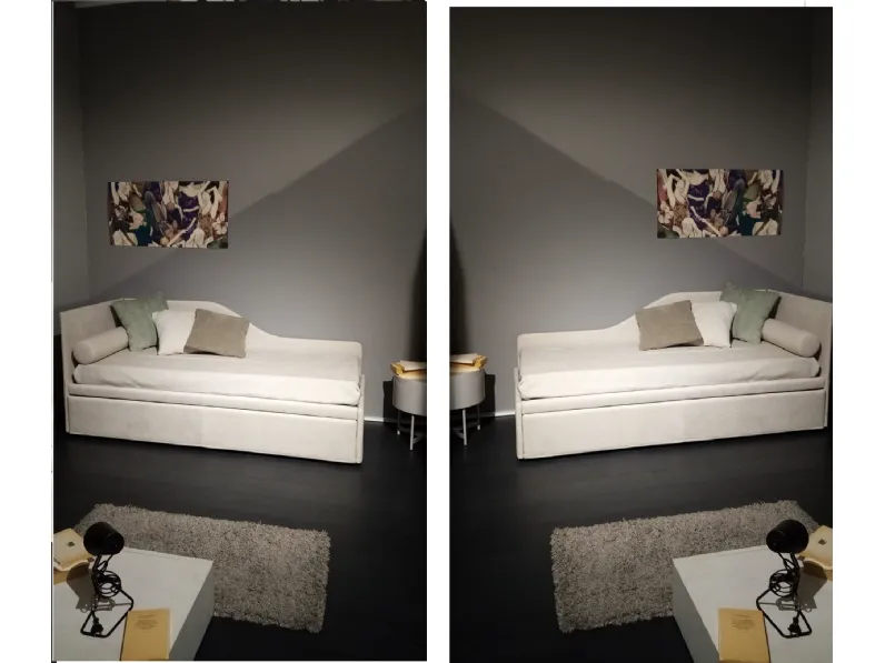 Letto moderno Niccolo doppio letto Gienne scontato 45%