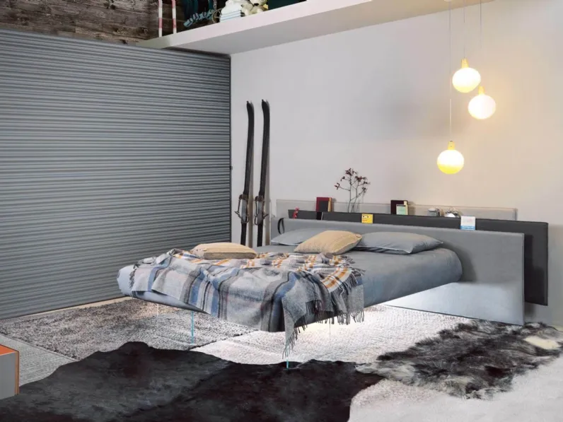 Letto imbottito modello Vele_bed: richiedi ora il prezzo 