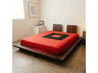 Letti Nuovi Mondi Collection letto futon japan   carved  in  legno