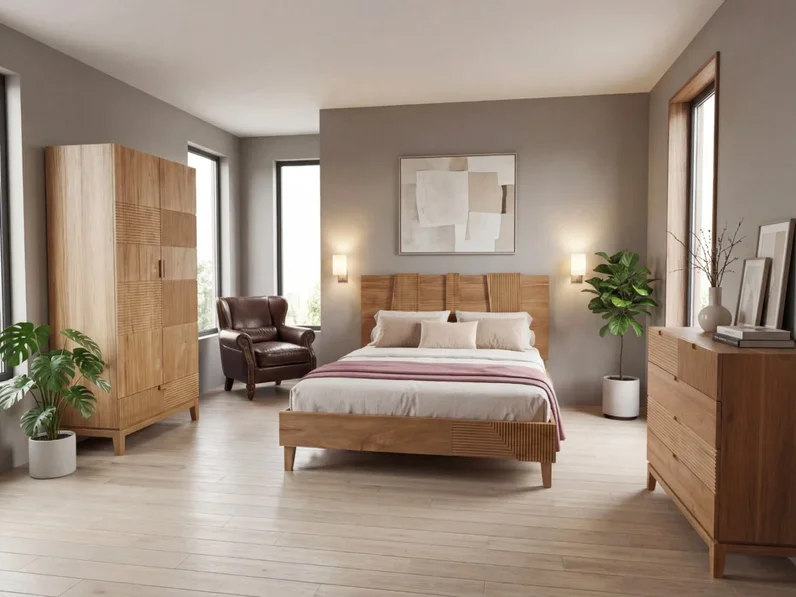 Letti Nuovi Mondi Collection letto il legno design matrimonaile india