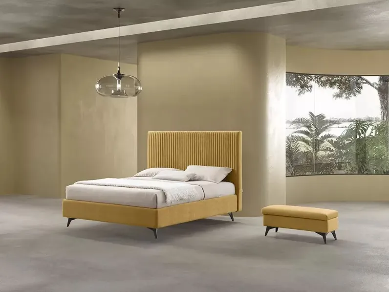 Letto matrimoniale moderno 04 Artigianale a prezzo ribassato