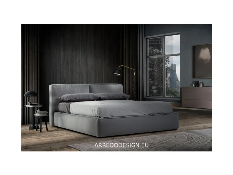 Letto matrimoniale con contenitore Ada Gamma a prezzo ribassato