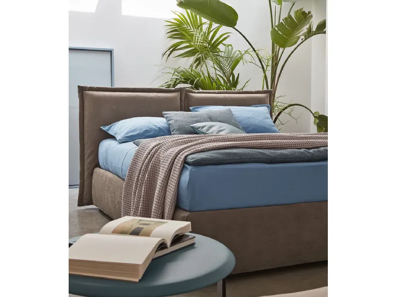Letto moderno con contenitore Aede sharm * Rosini a prezzo scontato