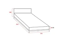LETTO Afrodite Artigianale in OFFERTA OUTLET - 45%