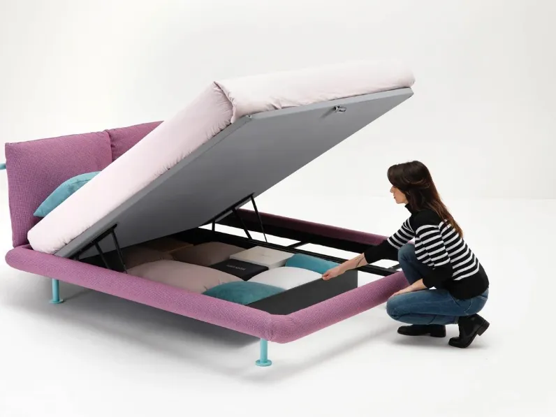 Letto imbottito modello Again  di Noctis scontato 30%