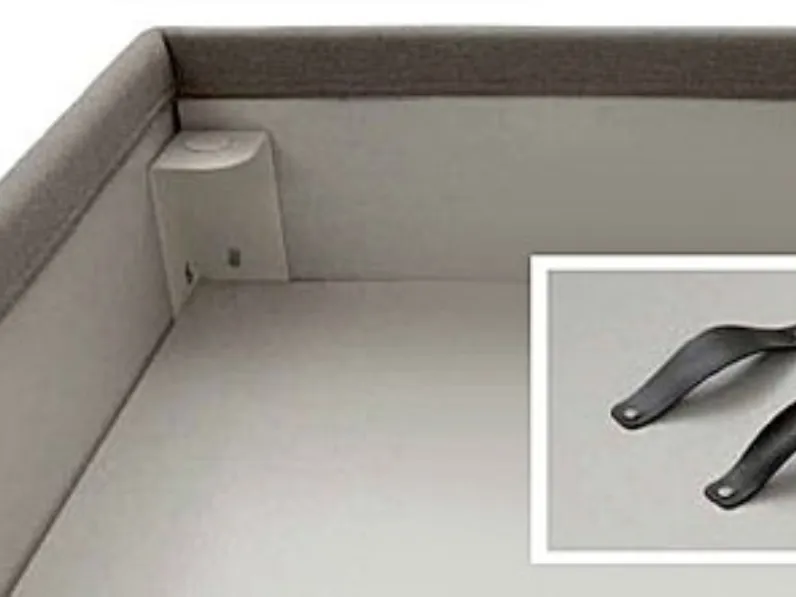 Letto matrimoniale moderno Ale Ergogreen a prezzo scontato