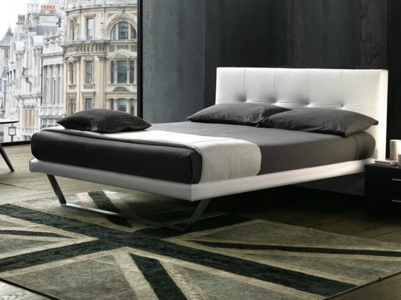 Letto matrimoniale moderno Ale Ergogreen a prezzo scontato