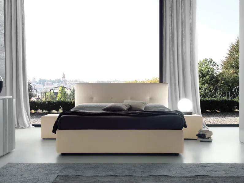 Letto imbottito modello Alexia di Ergogreen scontato 50%