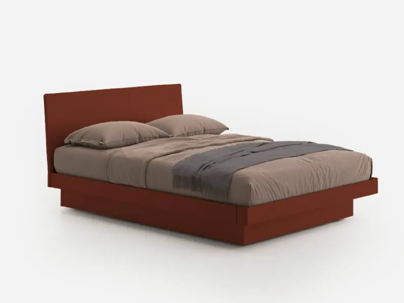 Letto moderno con contenitore Alfa Pianca a prezzo scontato