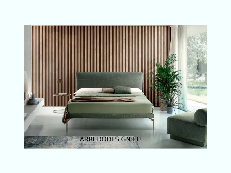 Letto imbottito con giroletto Apollo *�Rosini�a prezzo scontato