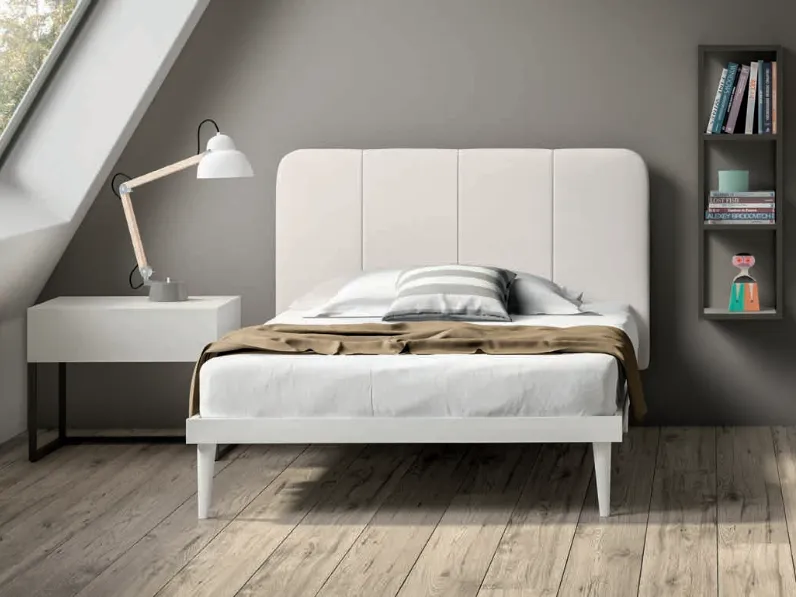 Letto piazza e mezzo moderno Ari Zg mobili a prezzo ribassato