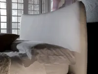 Letto matrimoniale con contenitore Artico Artigianale a prezzo scontato