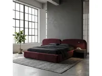 Letto Aura bordeaux Collezione esclusiva a PREZZI OUTLET