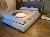 Letto moderno Bend grigio Ditre italia con un ribasso esclusivo