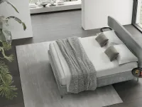 Letto imbottito con contenitore Berge'V&nicea prezzo scontato