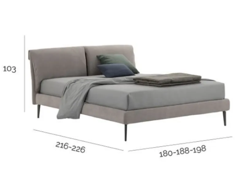Letto Bertè Md work SCONTATO a PREZZI OUTLET