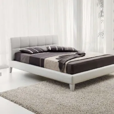 LETTO BODY IN PELLE BIANCA