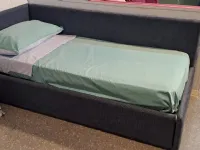 Letto imbottito con giroletto BravoMoretti compact camerettea prezzo scontato