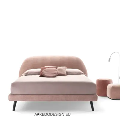 Letto matrimoniale con piedini Calipso Rosini a prezzo ribassato