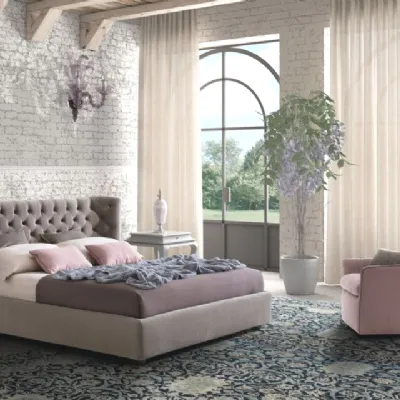 Letto matrimoniale con contenitore Caravaggio Le comfort a prezzo ribassato