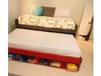 Letto in legno modello Cartesio di Dielle scontato 59%