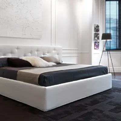 Letto moderno con contenitore Chance Desire a prezzo ribassato