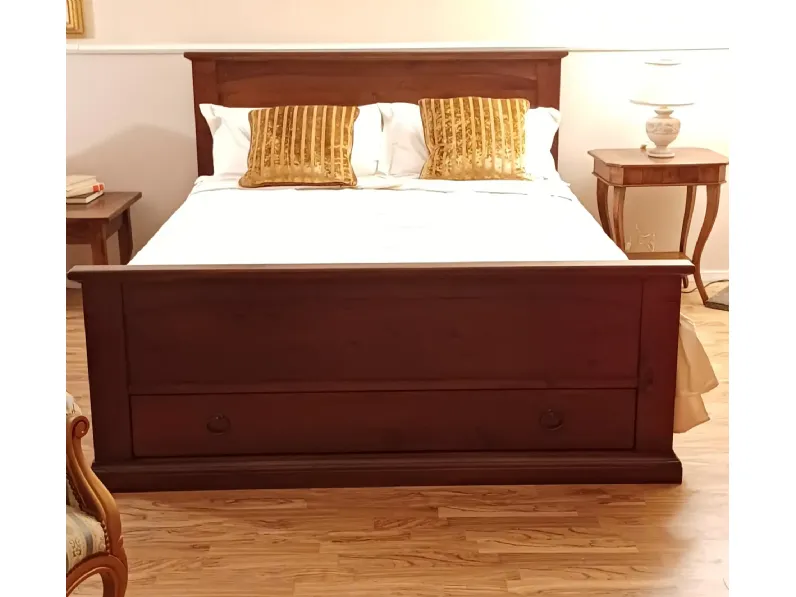 Letto in legno con cassetti Barca�Zilio�a prezzo ribassato