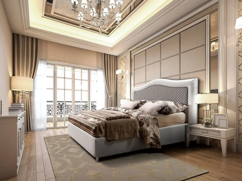 Letto classico con contenitore Letto contenitore luxury vari colori Md work a prezzo ribassato