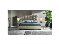 Letto classico con contenitore Max capitonne' alto * Twils a prezzo ribassato