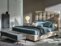 Letto classico con contenitore Max capitonne' alto * Twils a prezzo ribassato