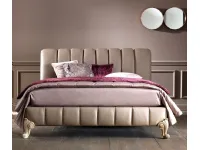 Letto classico con gambe Letto luxury pelle vari colori   Md work a prezzo scontato
