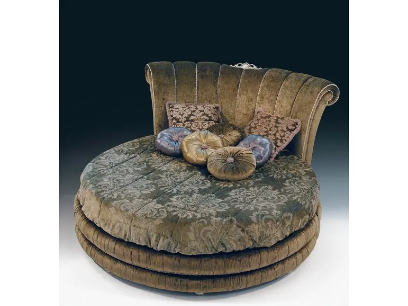 Letto classico con giroletto Letto principe luxury italia Md work a prezzo scontato