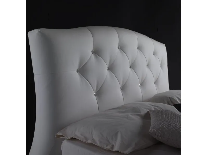 Letto classico con giroletto Virgo Artigianale a prezzo ribassato