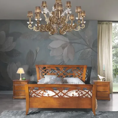 Letto classico con pediera Letto mod martina Artigianale a prezzo ribassato