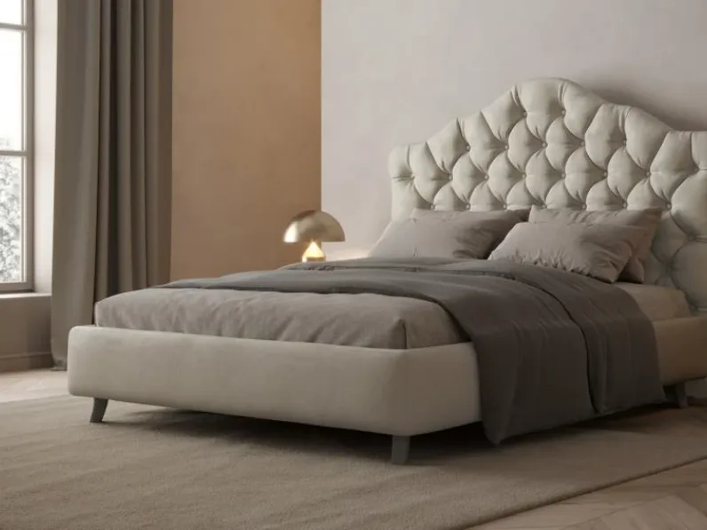 Letto classico con contenitore Lady Giessegi a prezzo ribassato