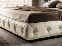 Letto classico con contenitore Letto imperiale pelle luxury italia Md work a prezzo ribassato