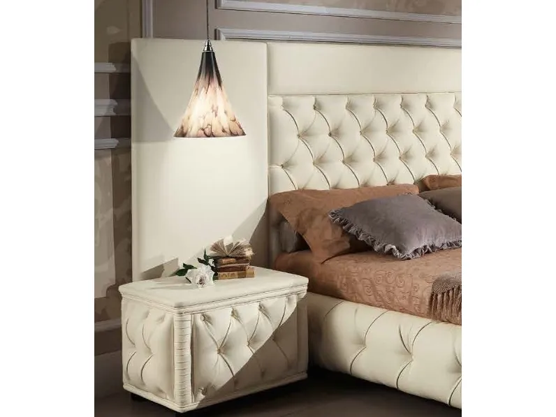 Letto imperiale pelle luxury italia di Md work scontato del 47%