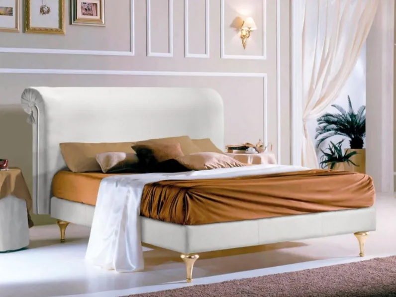 Letto imbottito modello Letto matrimoniale veneziano 2 versioni di Md work scontato 43%