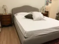 Letto imbottito con contenitore Medea Twilsa prezzo ribassato