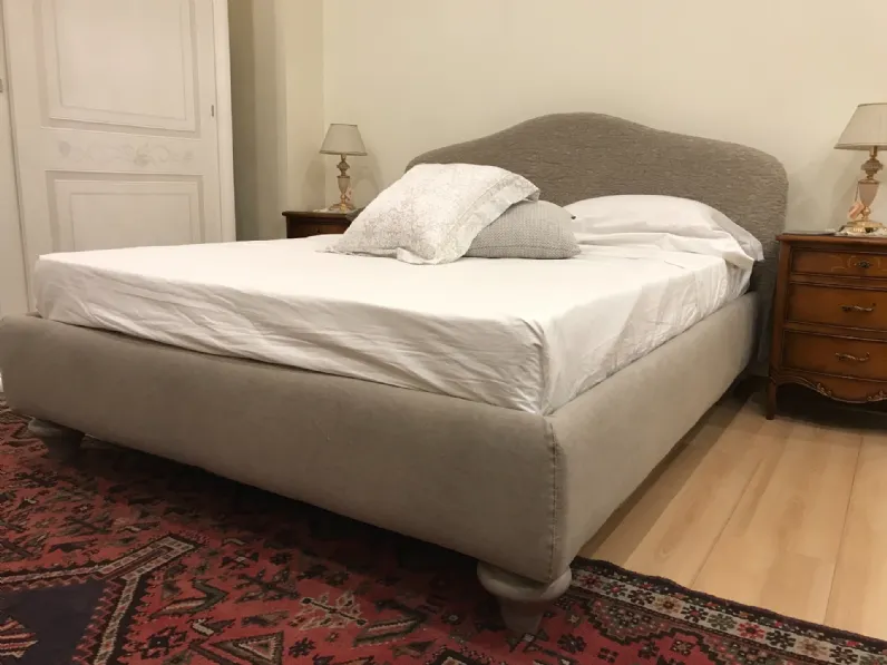 Letto imbottito con contenitore Medea Twilsa prezzo ribassato