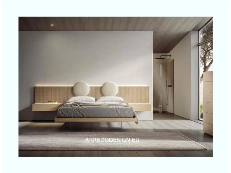 Letto matrimoniale design Cloud Veneran a prezzo scontato