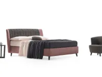 Letto Dafne slim h25 di Rosini: imbottito con contenitore, prezzo ribassato!