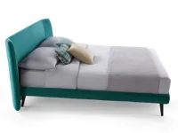 Letto Dafne slim h25 di Rosini: imbottito con contenitore, prezzo ribassato!