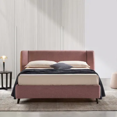 Letto Dafne slim h25 di Rosini: imbottito con contenitore, prezzo ribassato!