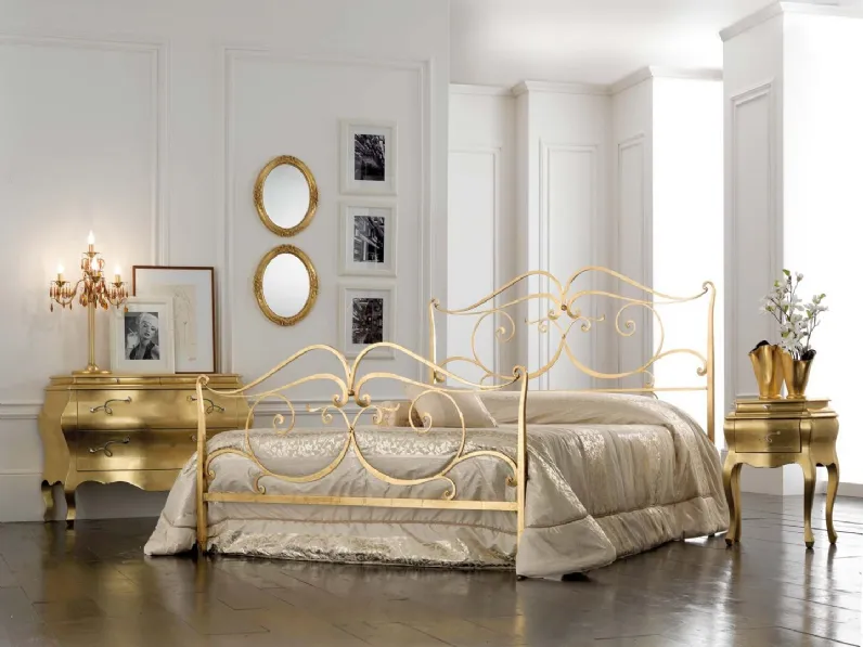Letto in ferro battuto modello David * di Florentia bed
 scontato 35%