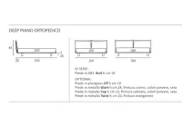 Letto * deep piano ortopedicodi Samoa scontato del 35%