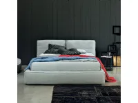 Letto matrimoniale con giroletto Academy soft Twils a prezzo scontato